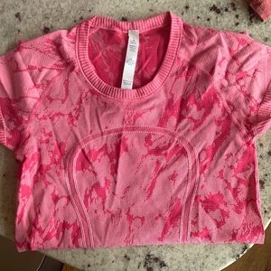 Lululemon Pink Athletic Shirt